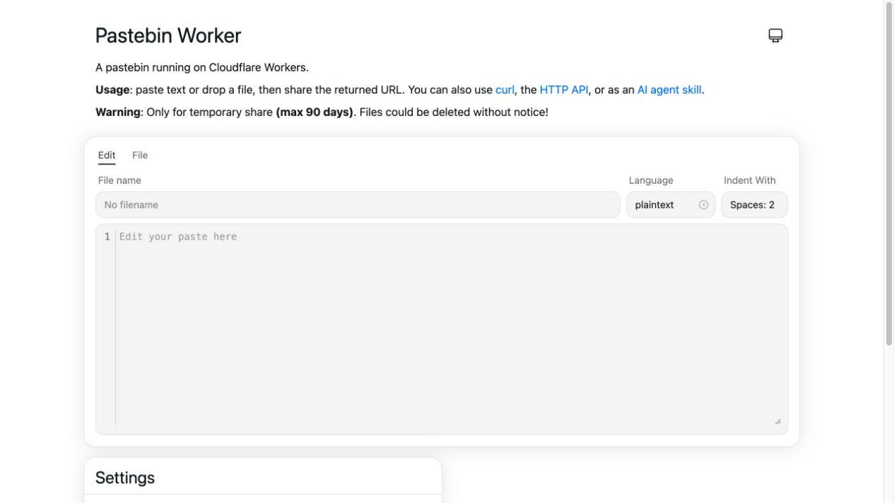 Pastebin Worker product image
